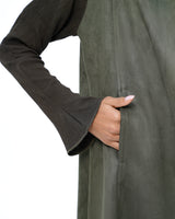 Chloé — Olive green suede