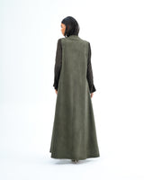 Chloé — Olive green suede