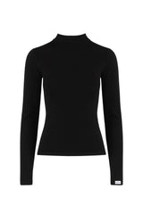Wool highneck — Black