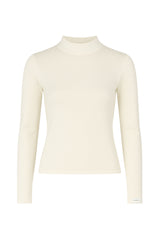 Wool highneck — Cream