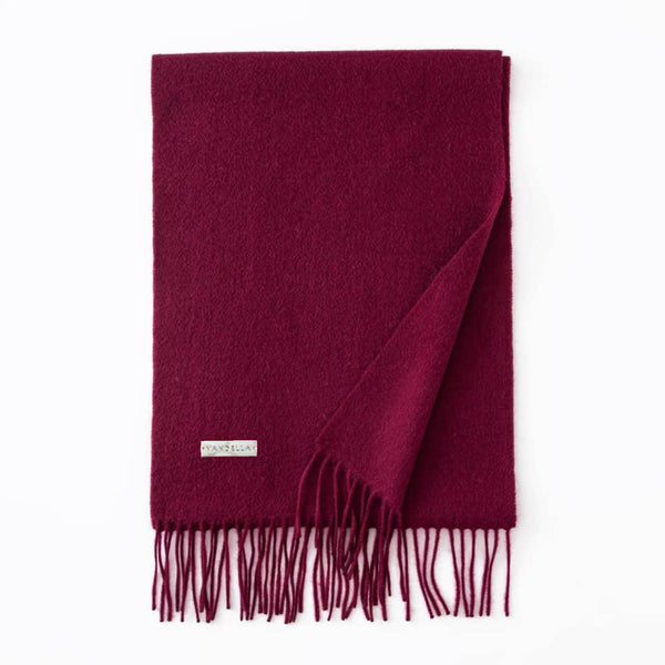 Signature scarf — Burgundy