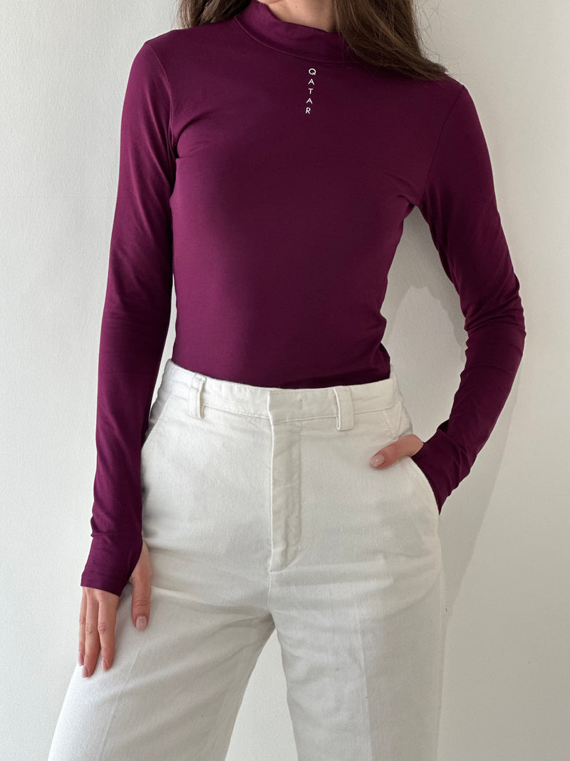 Signature QND highneck – Burgundy