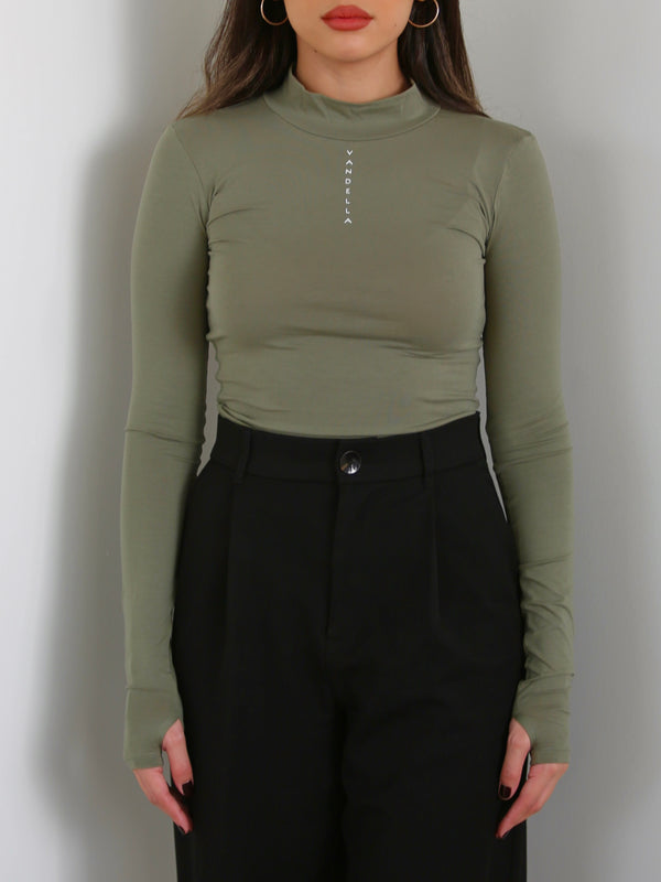 Signature highneck – Army Green