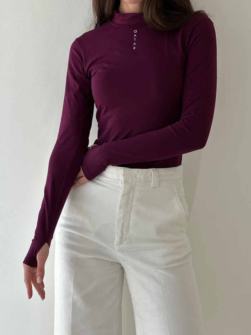 Signature QND highneck – Burgundy