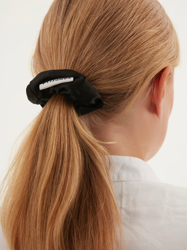 Silk hair scrunchie