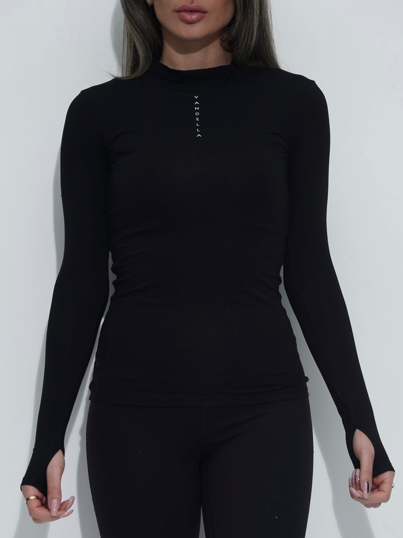 Signature highneck – Black